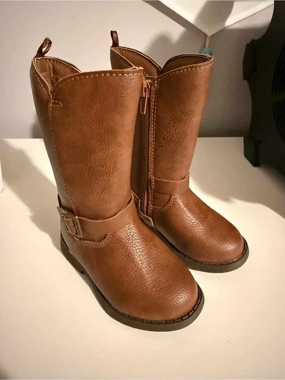 Toddler Girl- OshKosh B'gosh Brown Faux Leather Kids Boot